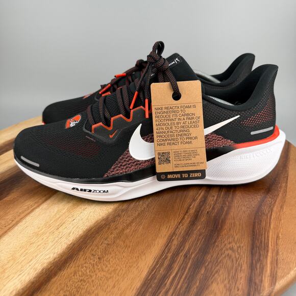Nike Air Zoom Pegasus 41 NFL Cleveland Browns Running Shoes FZ5075-001 Size 13 - Picture 3 of 8
